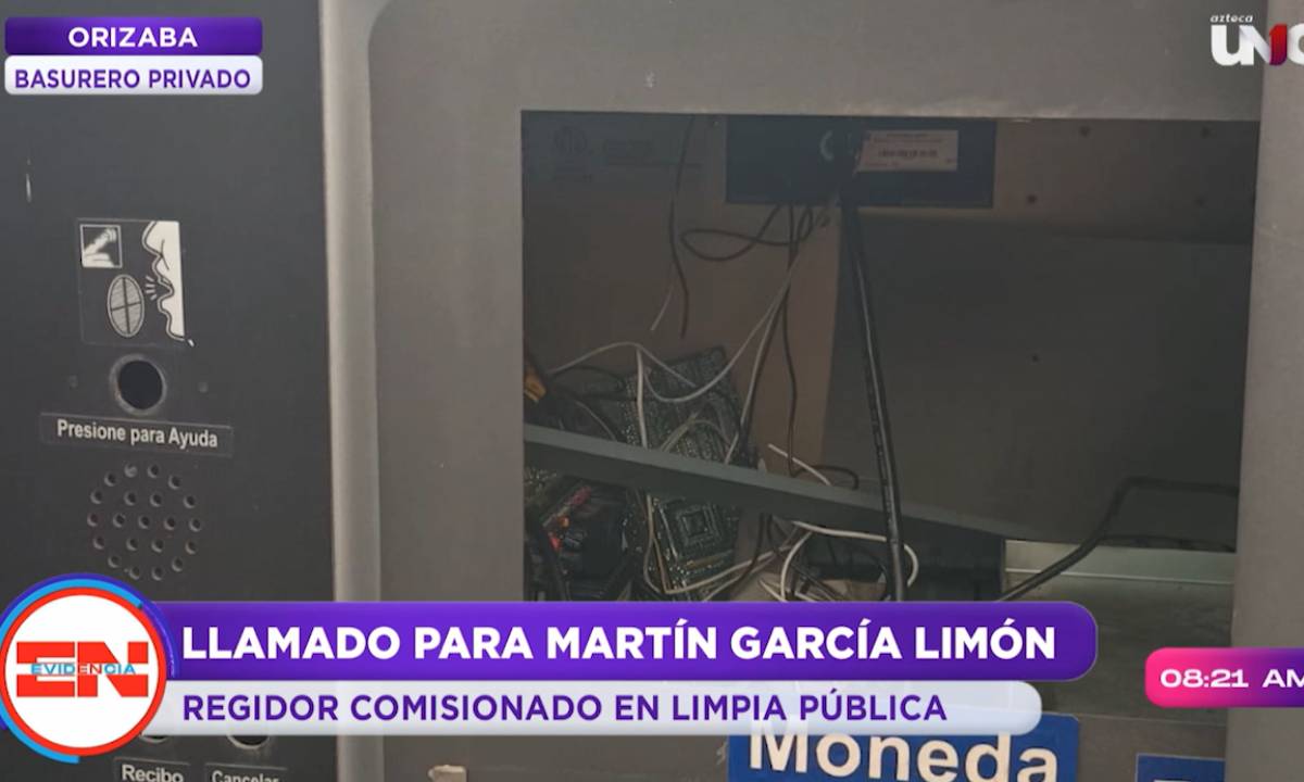 Polideportivo de Orizaba resguarda basura tecnologica.