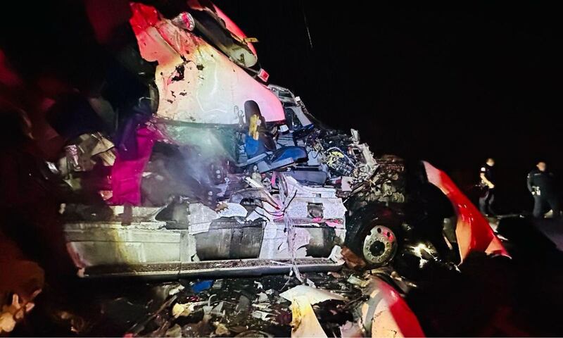 Accidente en la carretera Coatzacoalcos-Minatitlán
