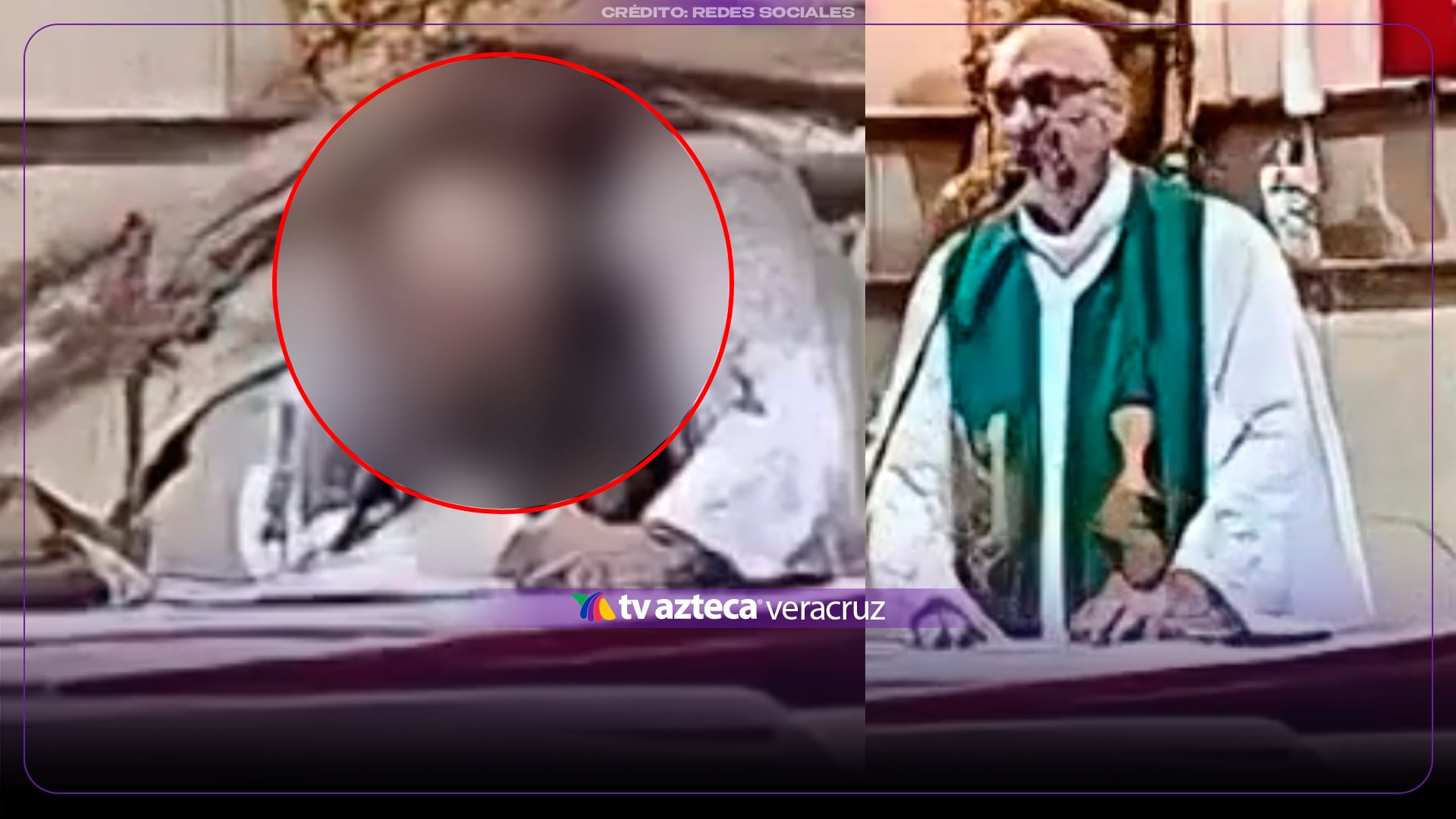 ¡QUÉ MIEDO! Este es el MOMENTO EXACTO en el que sacerdote que murió APLASTADO por una cruz se ‘TRANSFORMA’ en reptiliano