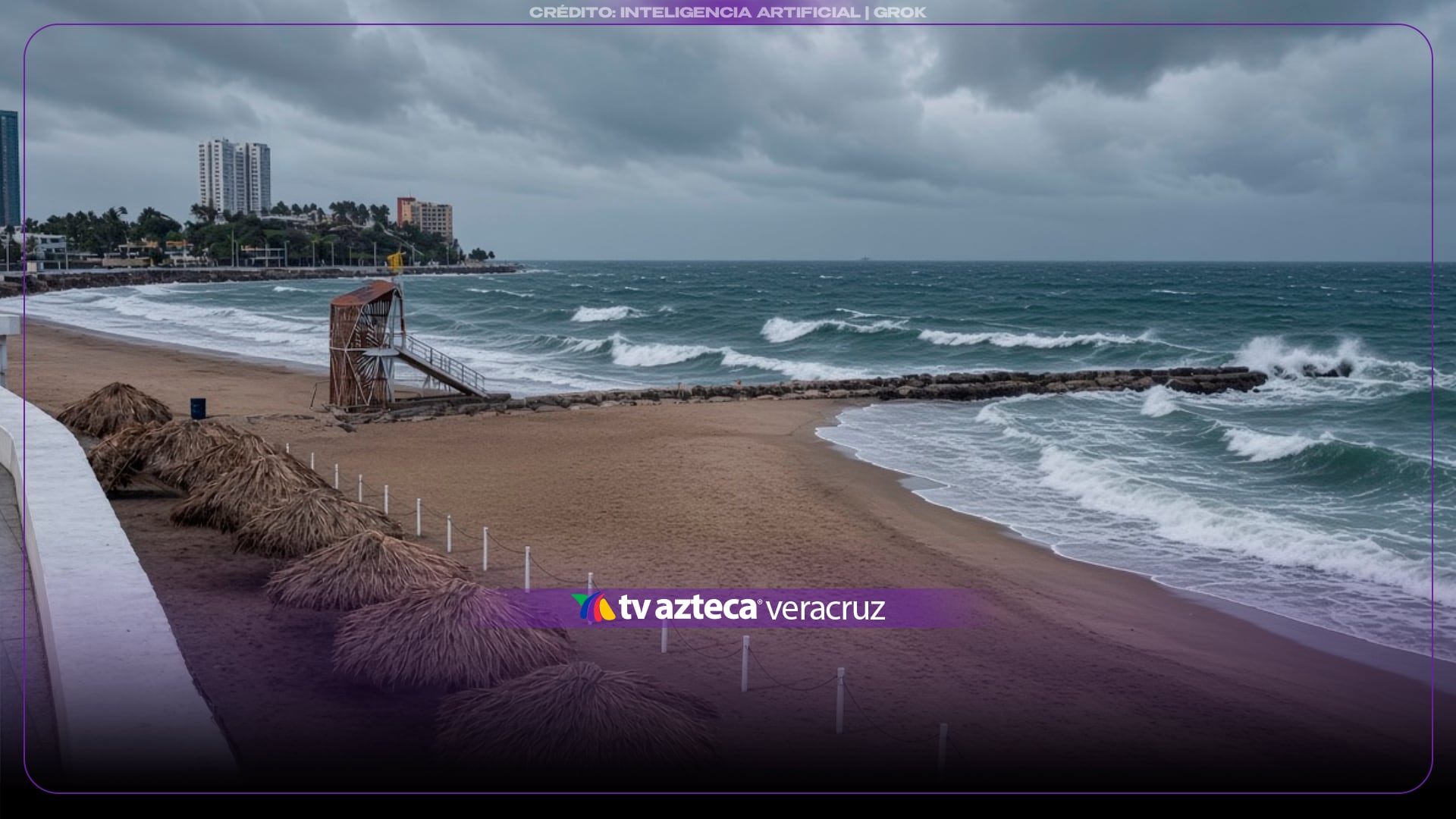 ¿NORTAZO? Esta es la HORA EXACTA de la llegada del primer Frente Frío a Veracruz