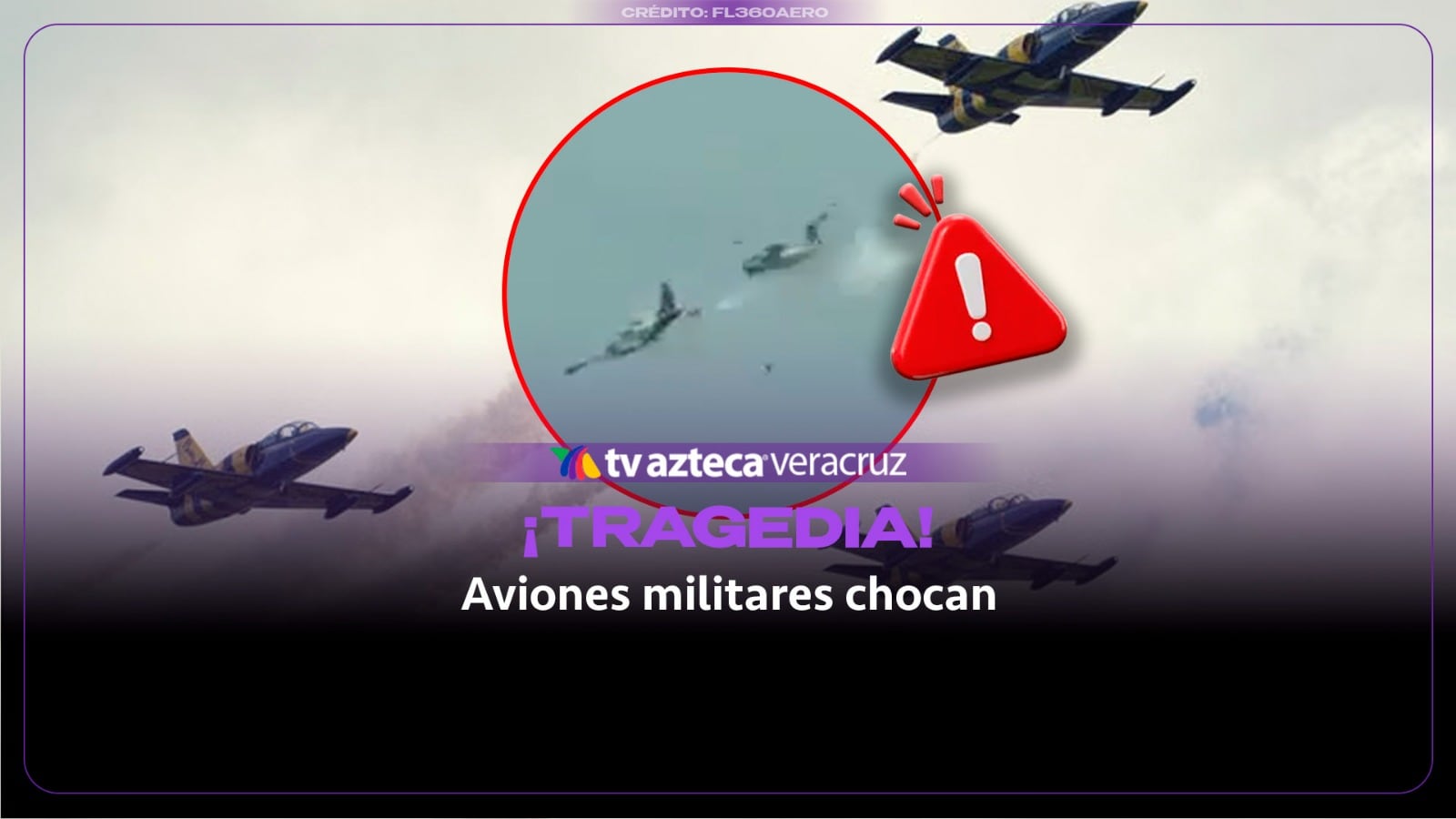 ¡TRAGEDIA EN EL AIRE! Aviones militares chocan en pleno vuelo y deja varias víctimas; captan momento exacto