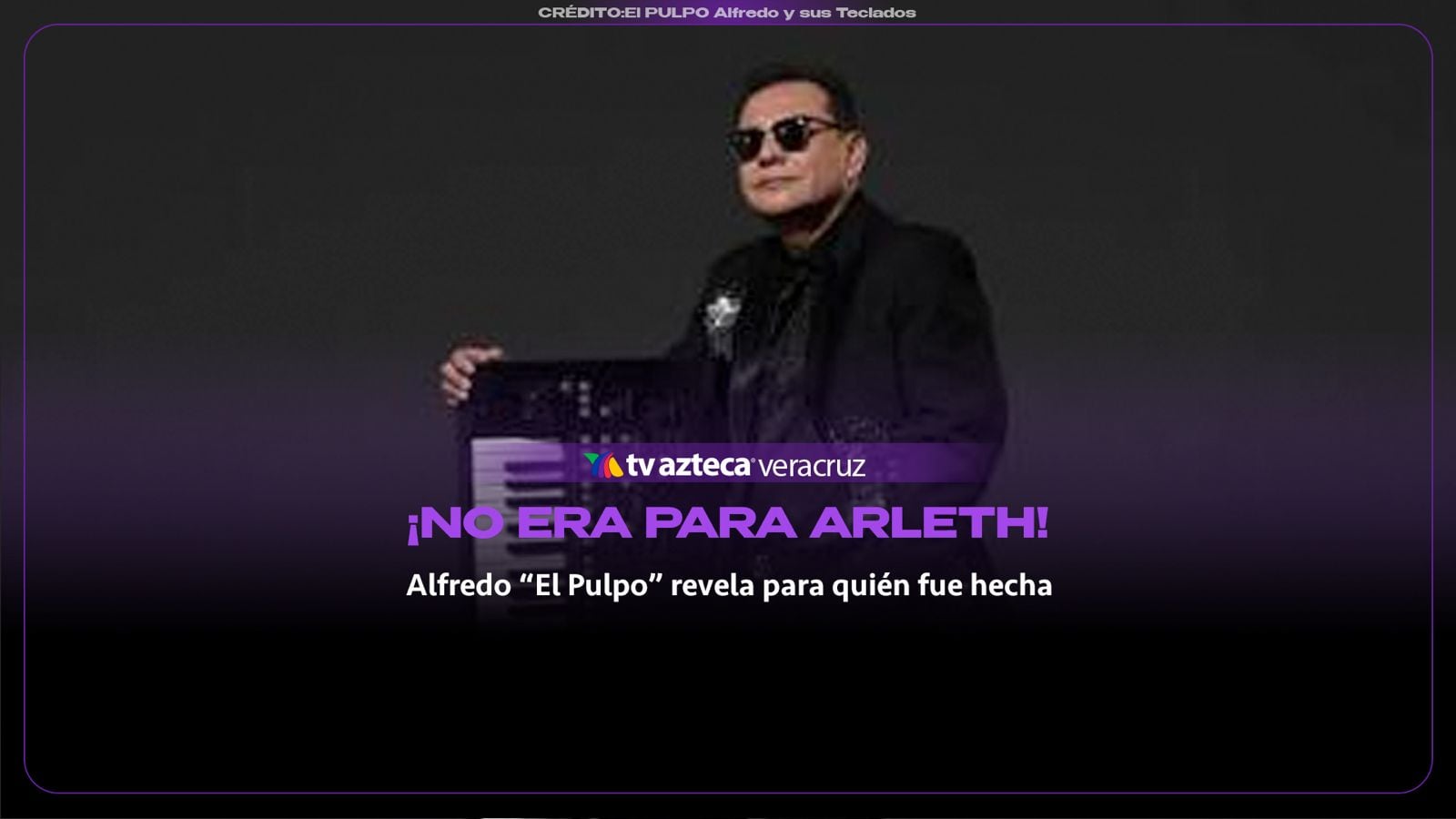 ¡SORPRESA! Alfredo “El Pulpo” revela para quién fue hecha realmente la canción ´Chica angelical´ (+VIDEO)