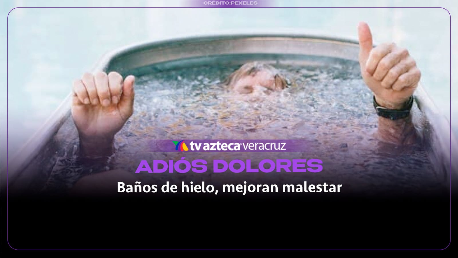 ¡Baños de hielo! La cura para tu dolor de huesos, esto dice la ciencia sobre ti