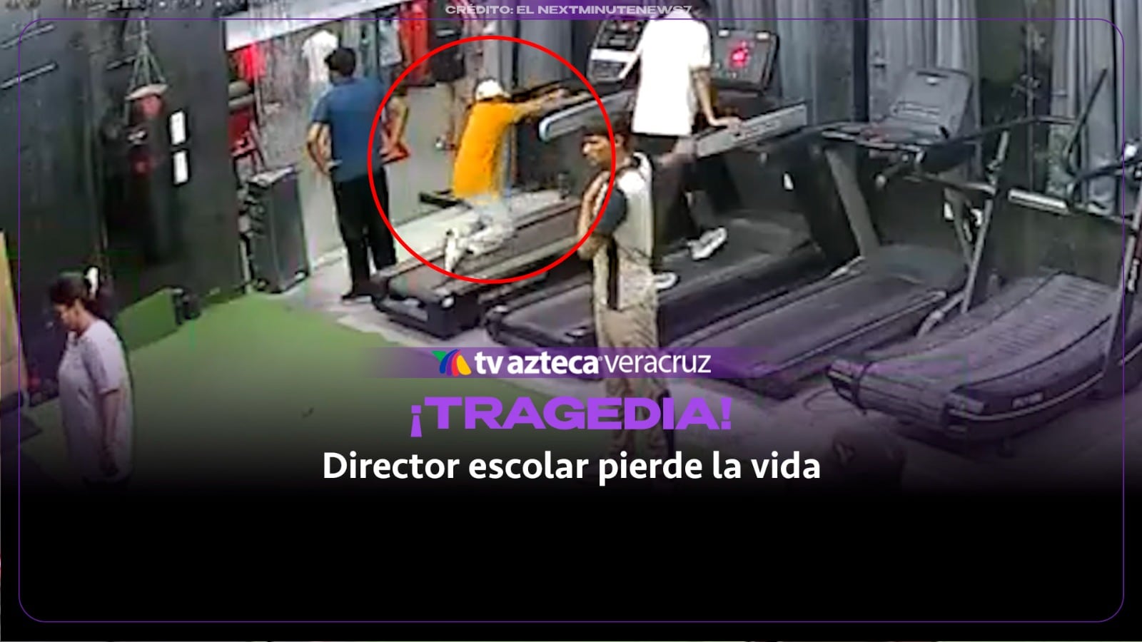¡IMÁGENES FUERTES! Director escolar pierde la vida mientras hacía ejercicio; filtran video  