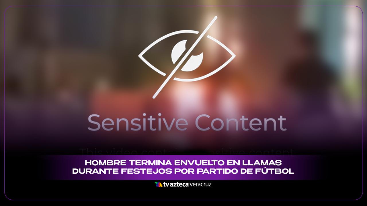 Hombre termina envuelto en llamas durante festejos por partido de fútbol