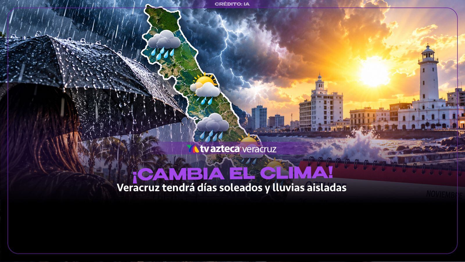 Alertan por LLUVIAS en VERACRUZ durante estos días de OCTUBRE