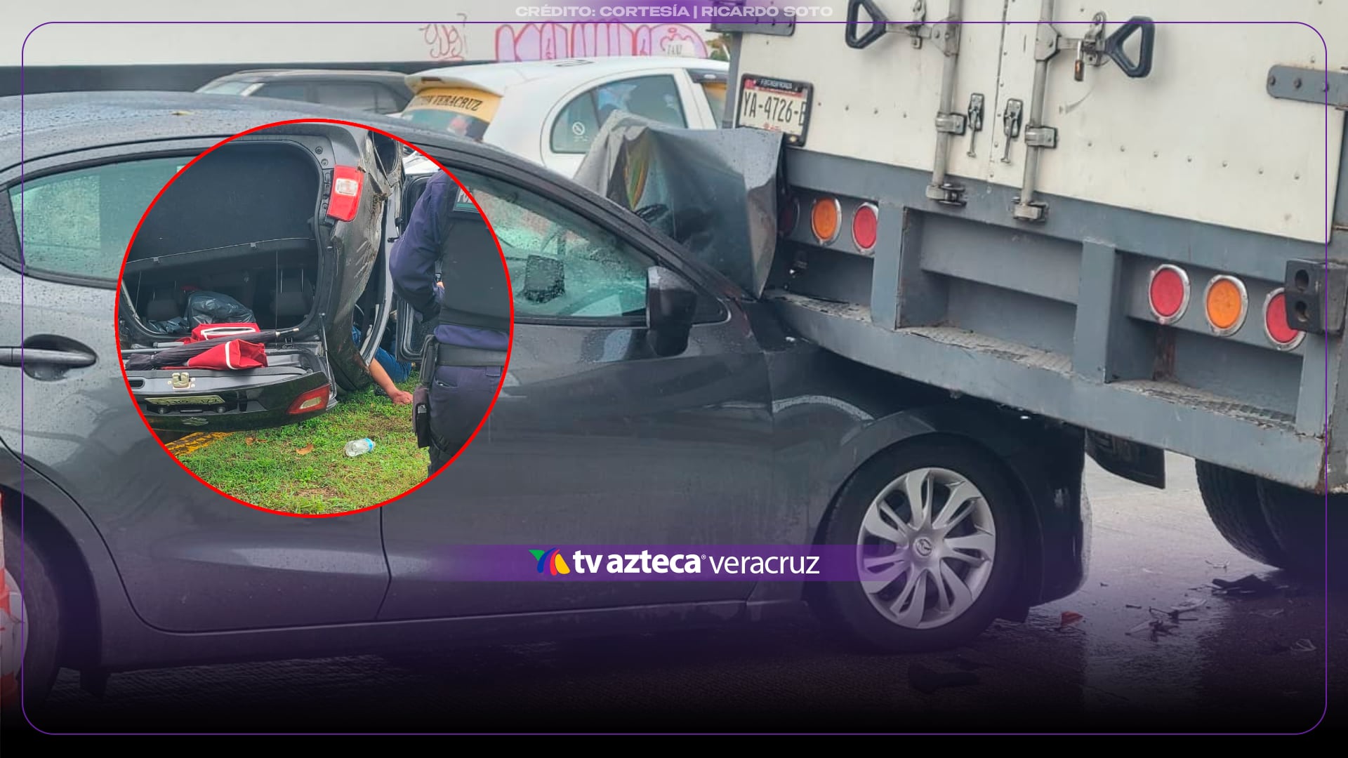 ¡Accidente mañanero! Se registra CARAMBOLA y VOLCADURA en boulevard de Veracruz; hay heridos graves