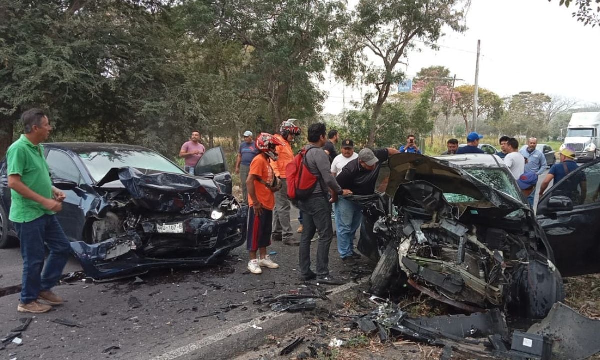 Choque en Veracruz