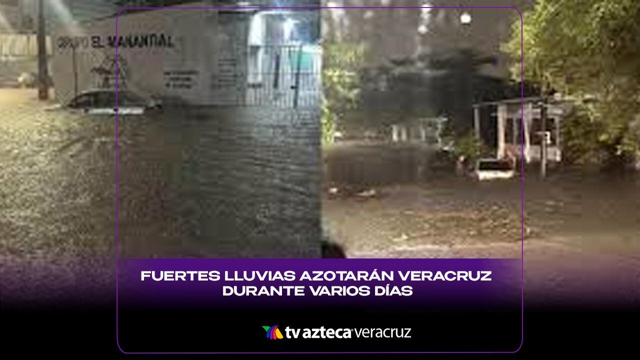 ¡Prepara el paraguas! Fuertes lluvias azotarán Veracruz durante varios días; estas serán las zonas afectadas