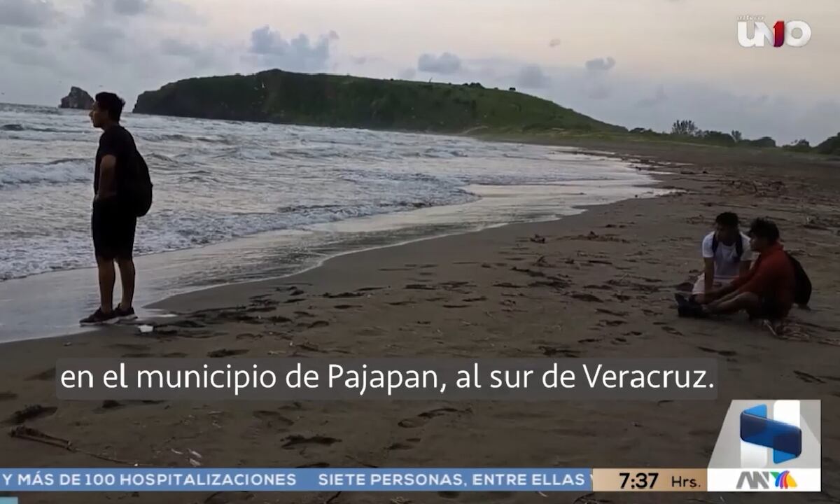 ¡DEVORADO POR EL MAR! Pescador muere arrastrado por una enorme ola en Pajapan, Veracruz (+VIDEO)