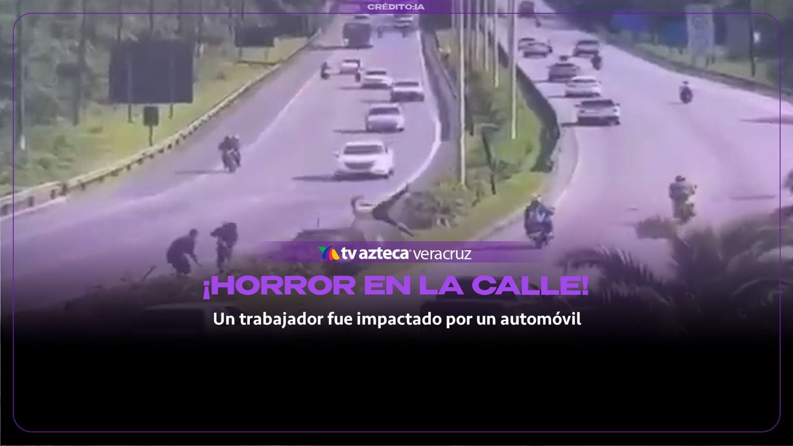 ¡HORROR EN PLENA CALLE! Jardinero es ATROPELLADO por dos vehículos y MUERE