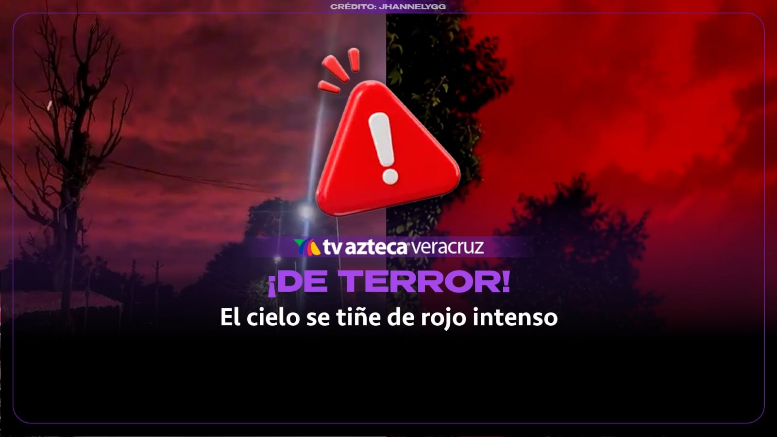 ¿Se acerca algo terrible? El cielo se tiñe de rojo intenso antes de Halloween