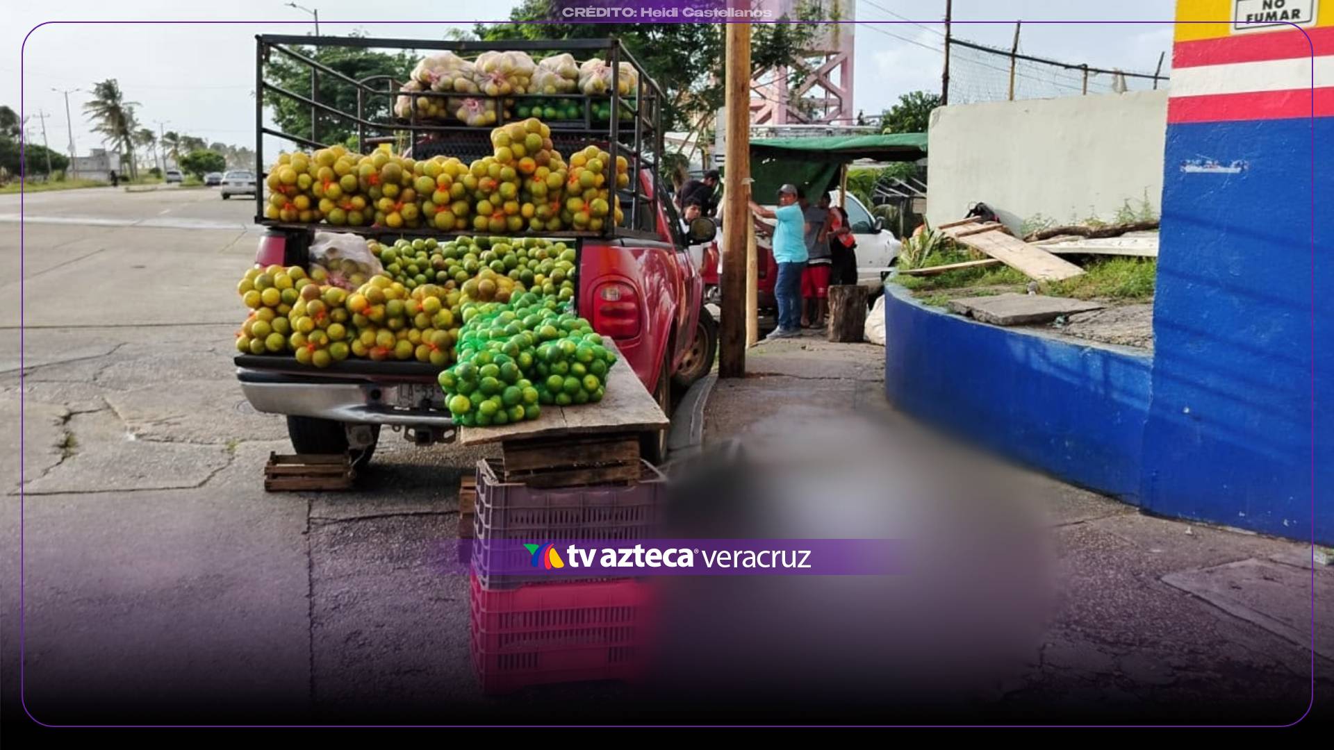 Asesinan a vendedor de naranjas en carretera de Coatzacoalcos; así ocurrió