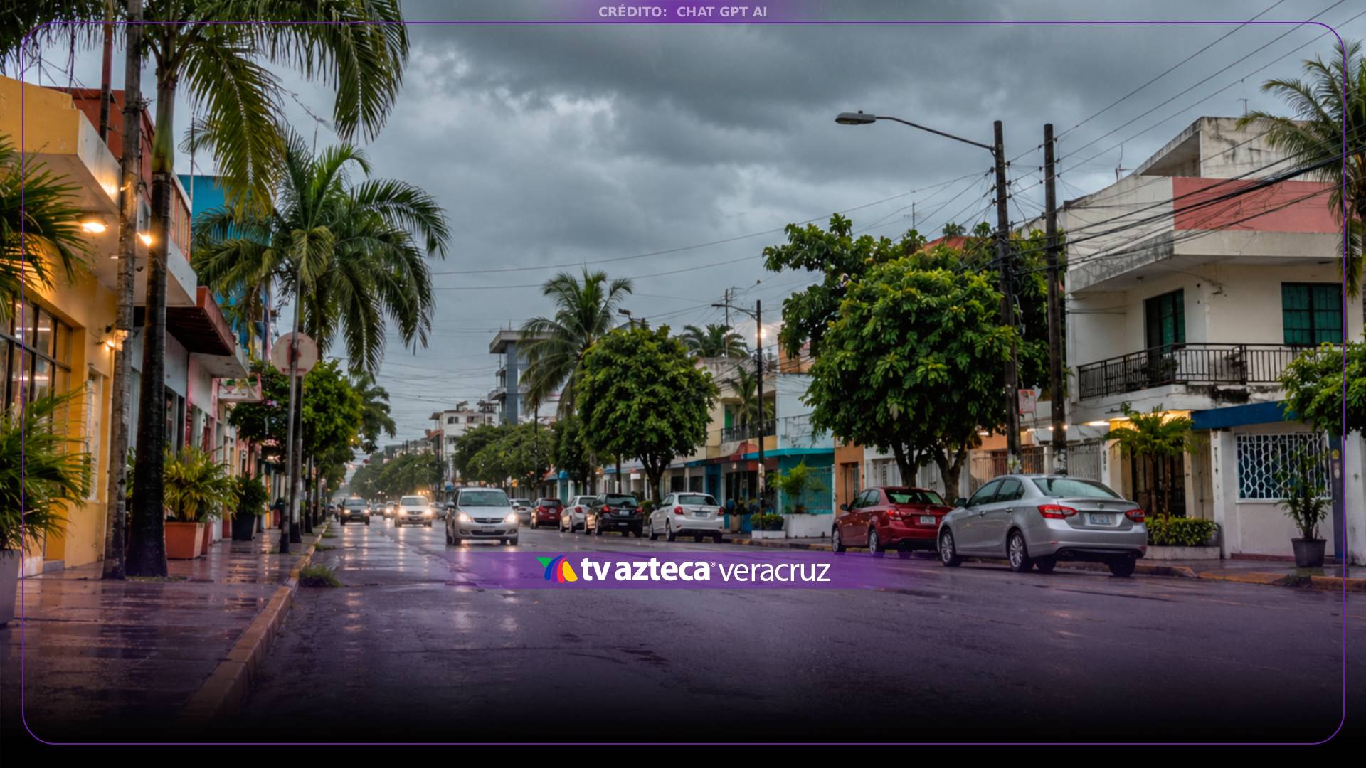 El pronóstico citado contempla lluvias fuertes en el oeste y sur de Tabasco.