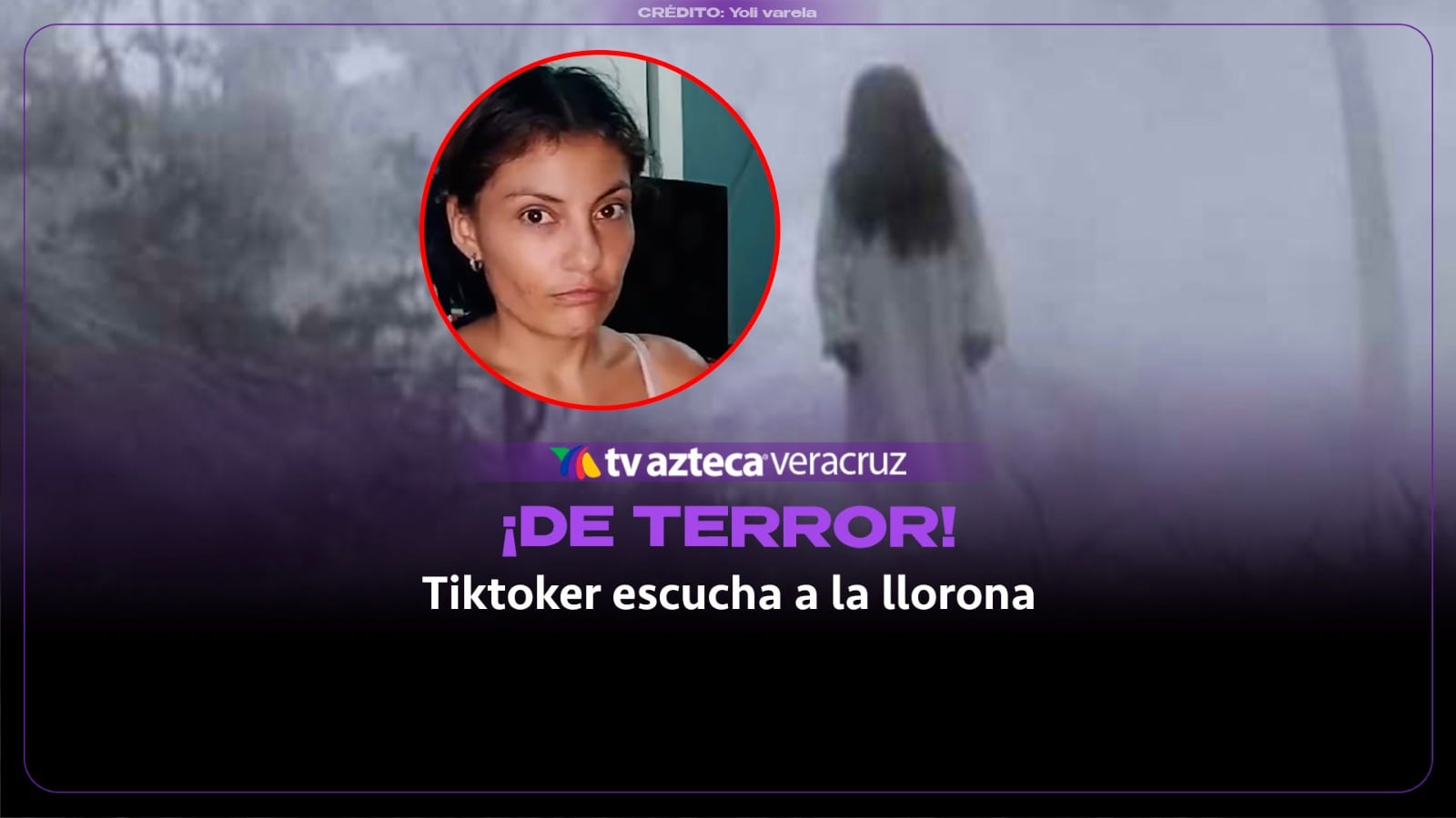 ¡DE TERROR! Tiktoker corta transmisión en vivo tras escuchar a La Llorona (+video)