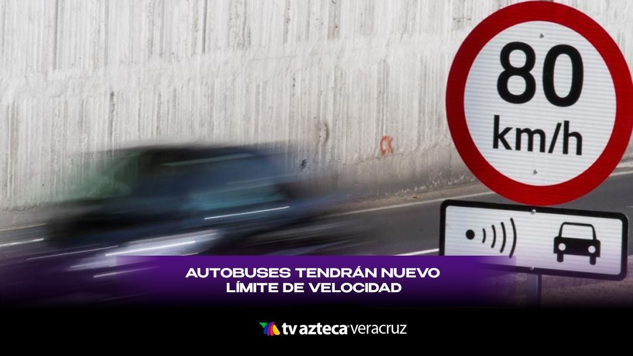 ¡ATENCIÓN! Autobuses tendrán NUEVO límite de velocidad a partir del 1 de octubre