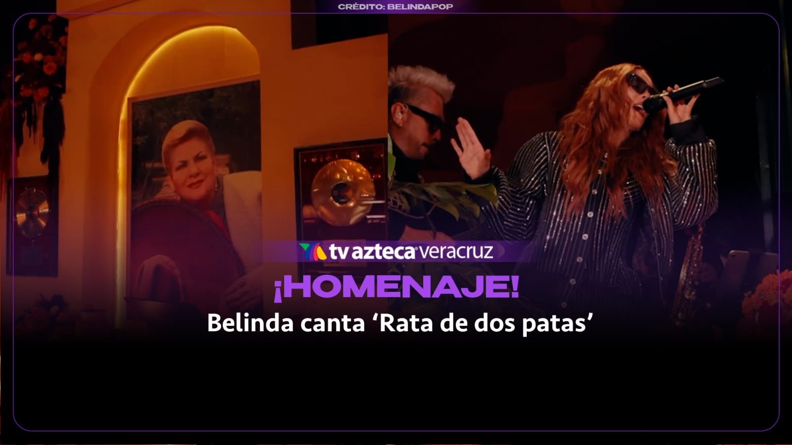 ¡EMOTIVO HOMENAJE! Belinda sorprende al cantar ‘Rata de dos patas’ de Paquita la del Barrio (+VIDEO) 