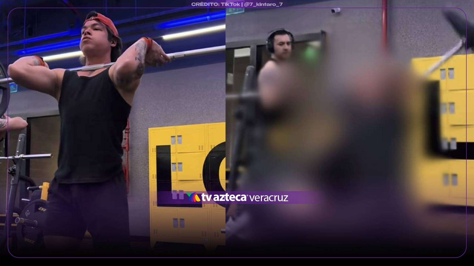 Joven se desploma en el gimnasio en pleno levantamiento de barra