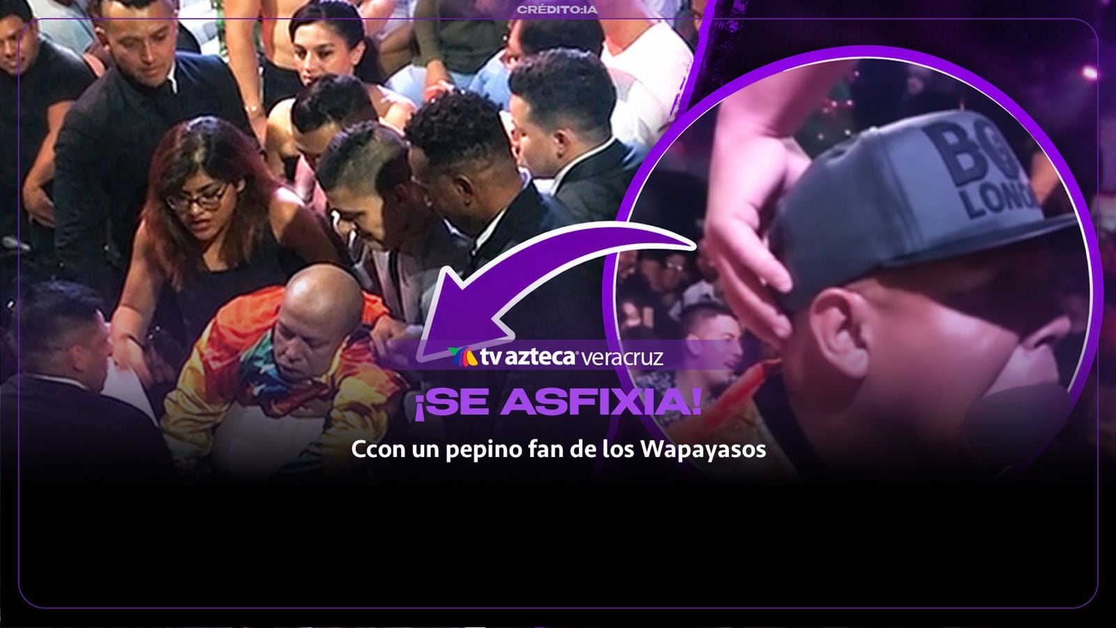 ¡JUEGO CASI TERMINA EN TRAGEDIA! Fan de los Wapayasos casi se ASFIXIA con un PEPINO por ganar un premio (+VIDEO)