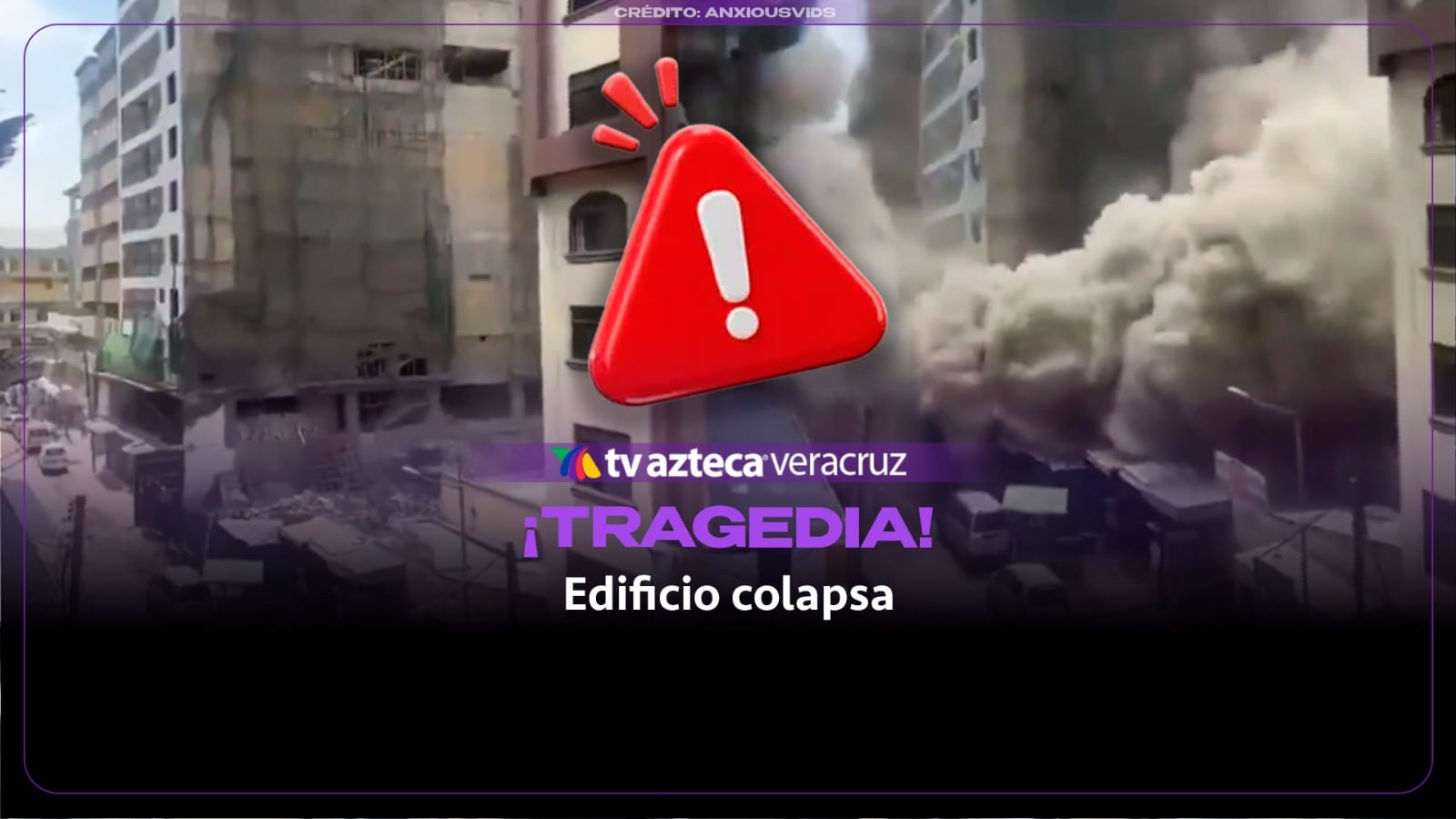¡TRAGEDIA! Edificio colapsa en plena zona comercial; buscan víctimas entre los escombros