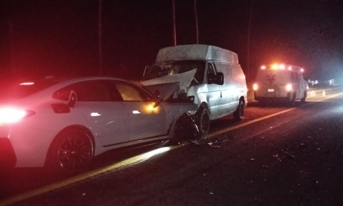 Accidente vehicular en la carretera Veracruz - Córdoba