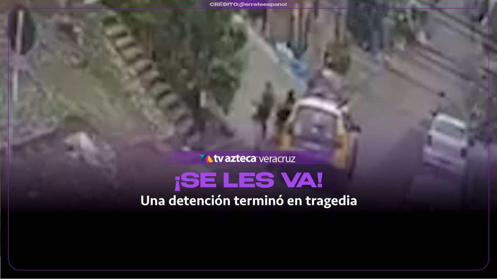 ¡Todo salió mal! Se les va la patrulla y el sospechoso huye
