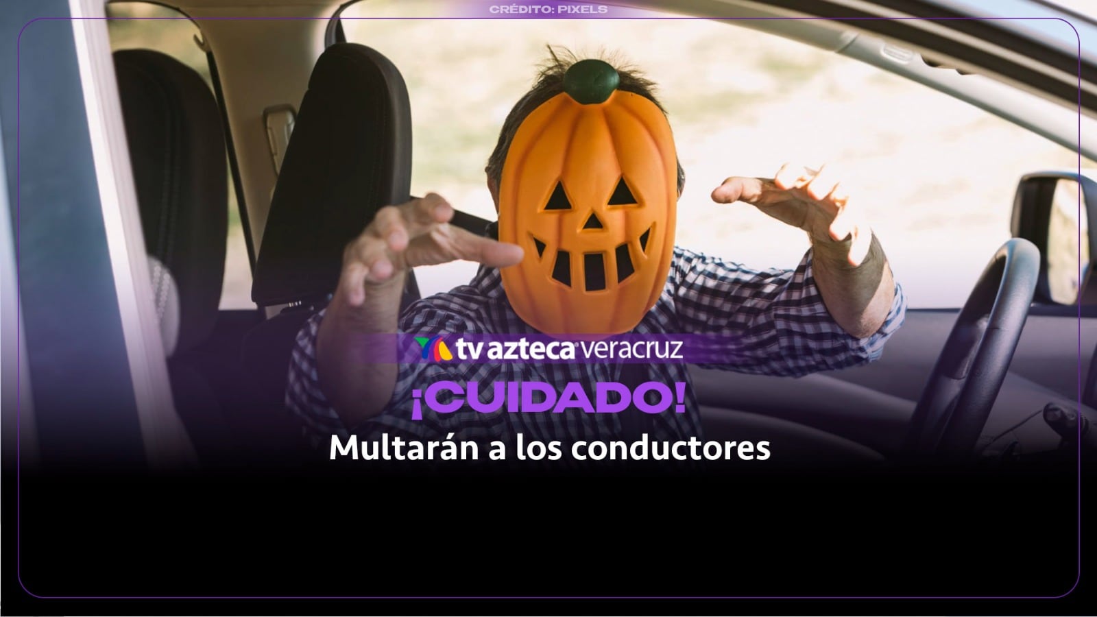 ¡CUIDADO! Multarán a los conductores quienes coloquen ADORNOS de Halloween en sus carros; esto se sabe (+VIDEO)