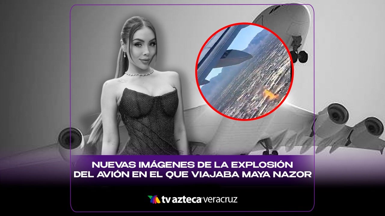 Revelan NUEVAS IMÁGENES de la explosión del avión en el que viajaba Maya Nazor, ex pareja de Santa Fe Klan (+VIDEO)
