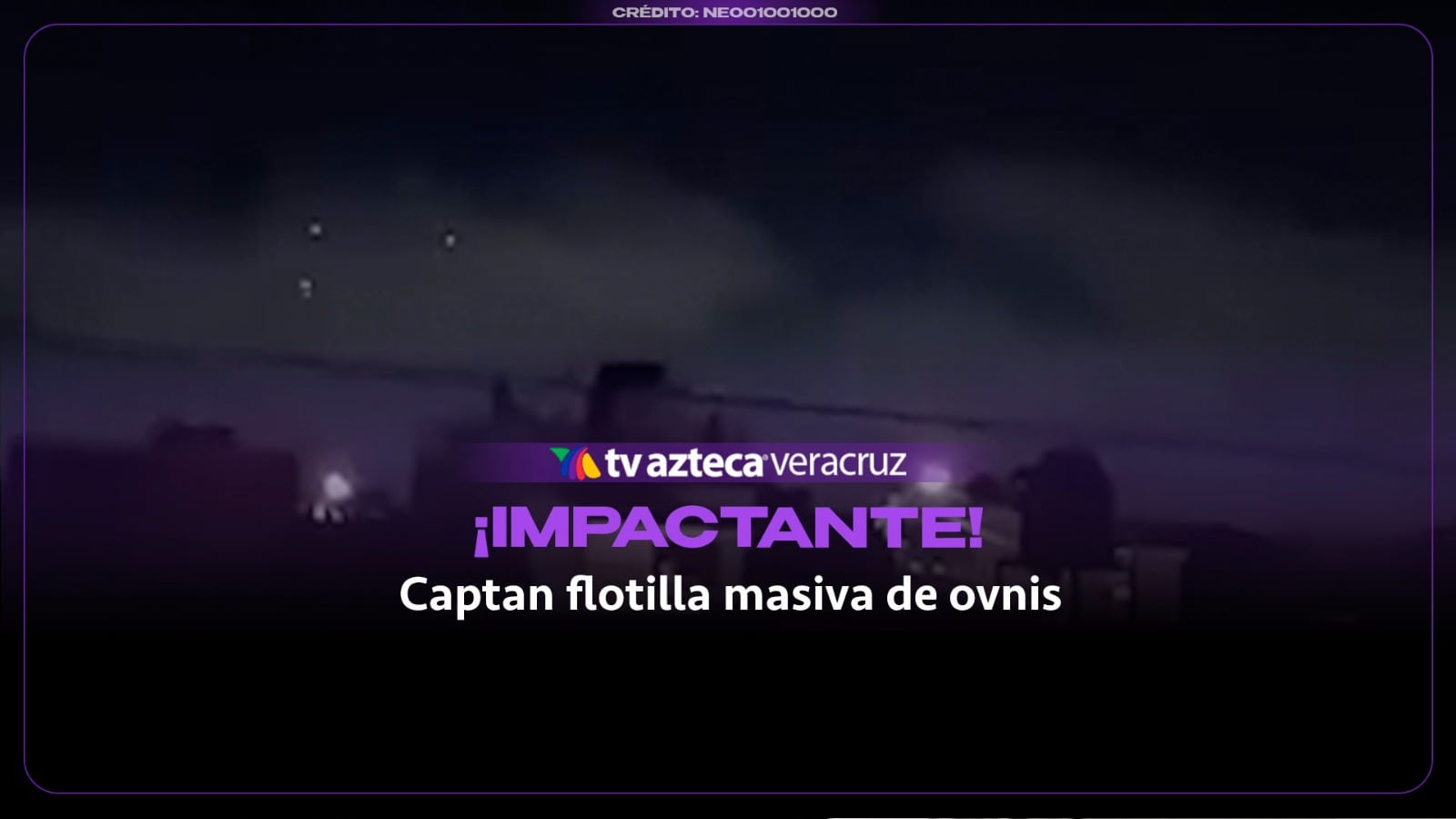 VIDEO | Captan flotilla masiva de OVNIS sobre Hidalgo; esto se sabe (+VIDEO)