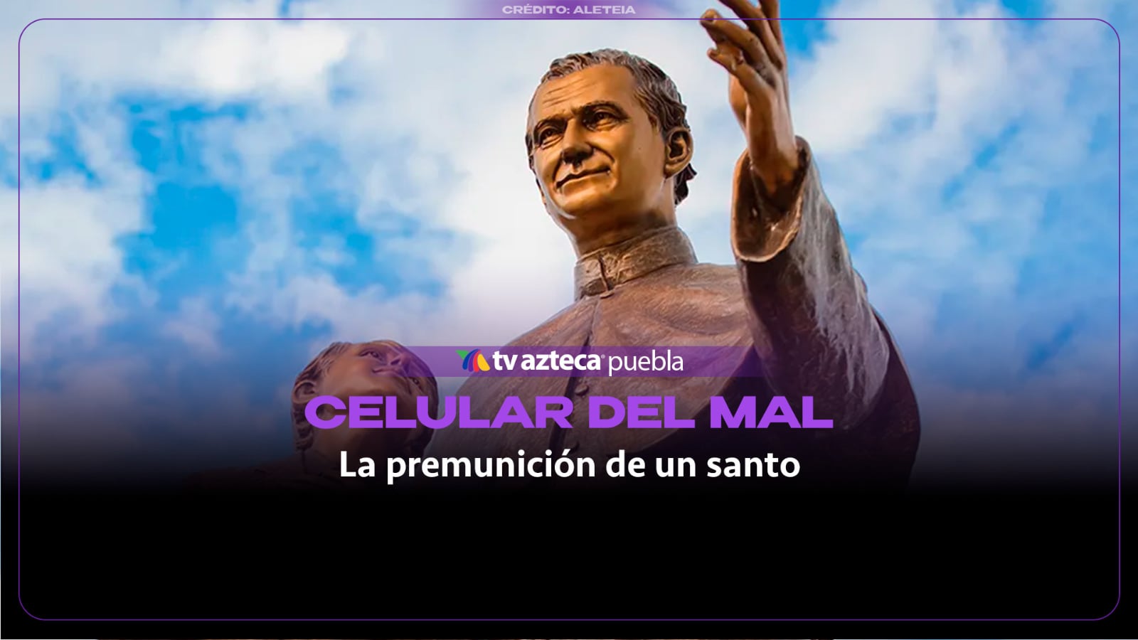 ¿El celular es del diablo? Esto opina el santo que tuvo una terrible visión