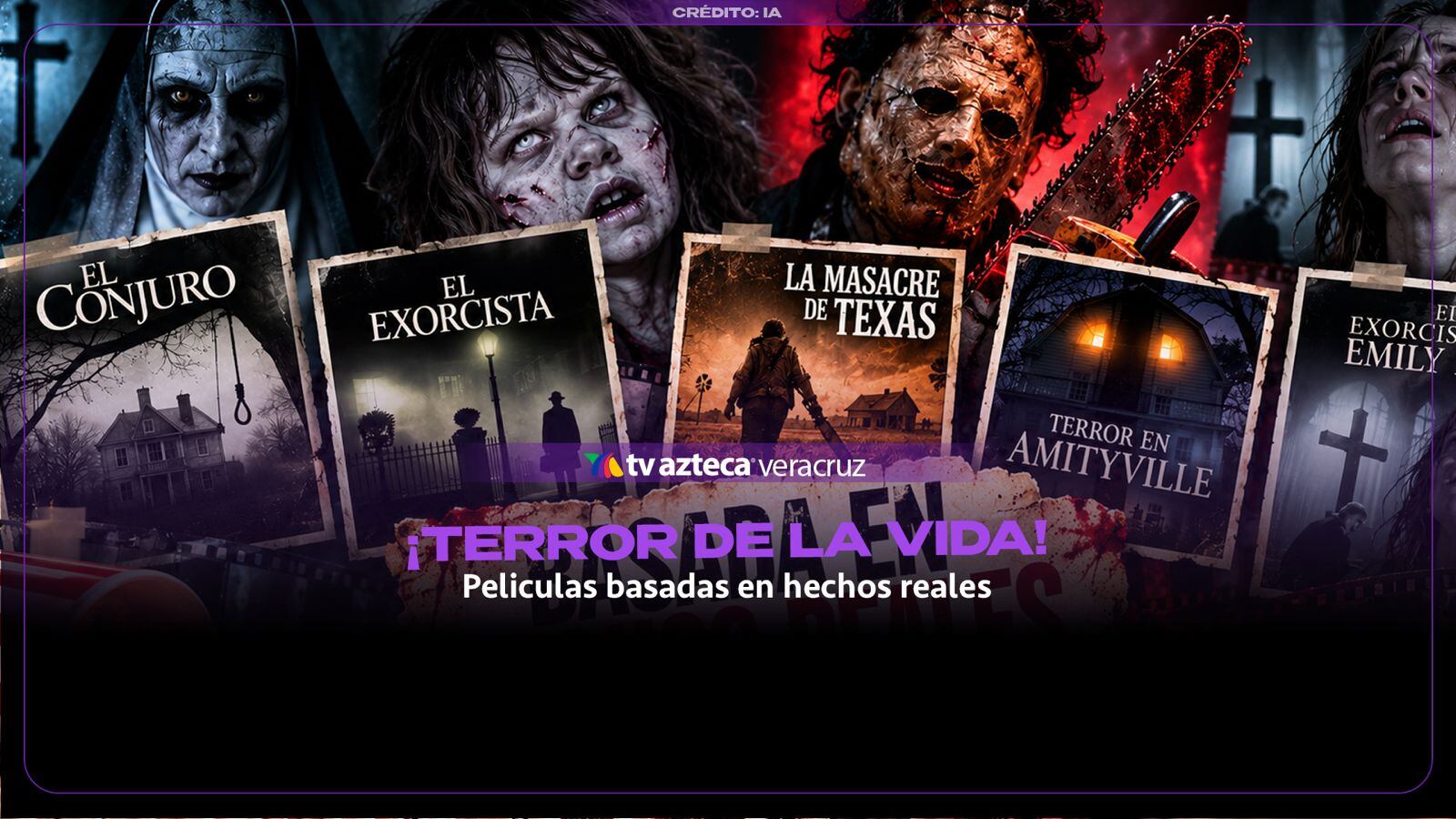 ¡MÁS ATERRADOR QUE LA FICCIÓN! Películas de TERROR que aseguran estar basadas en HECHOS REALES