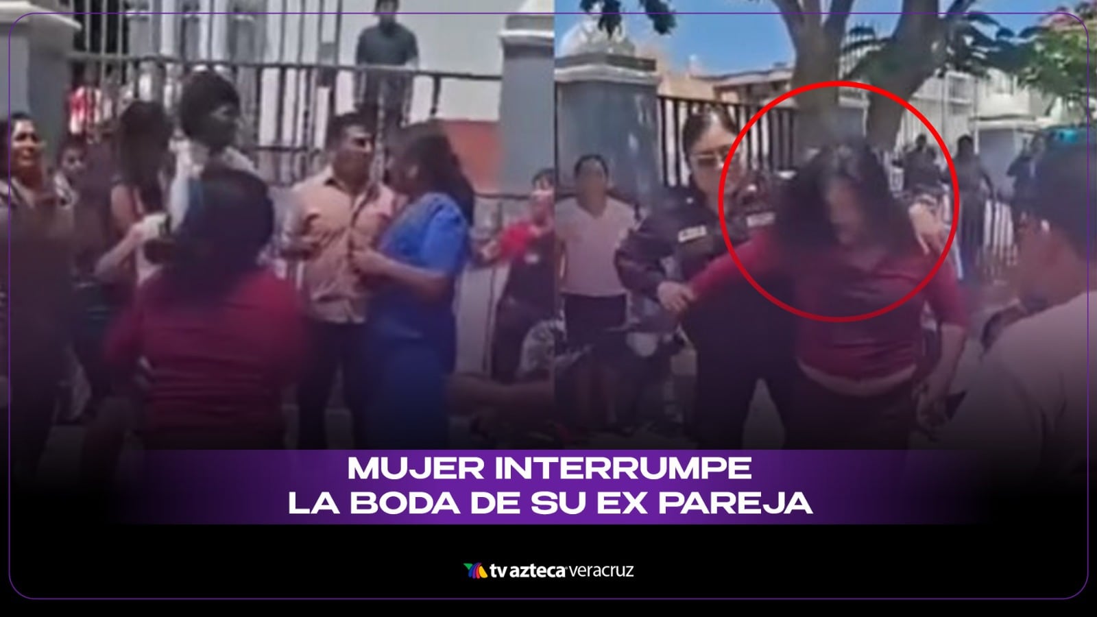 Mujer INTERRUMPE la BODA de su EX pareja y se agarra a los golpes con los invitados