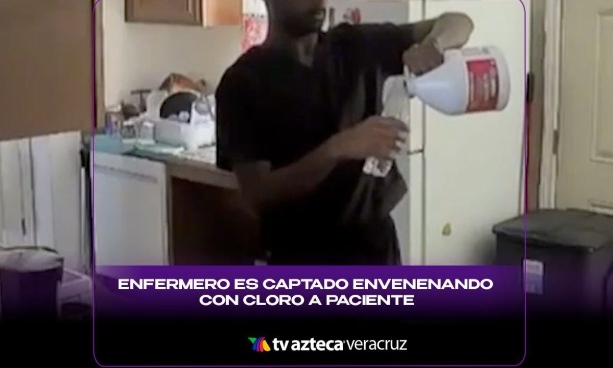 Enfermero agrega cloro