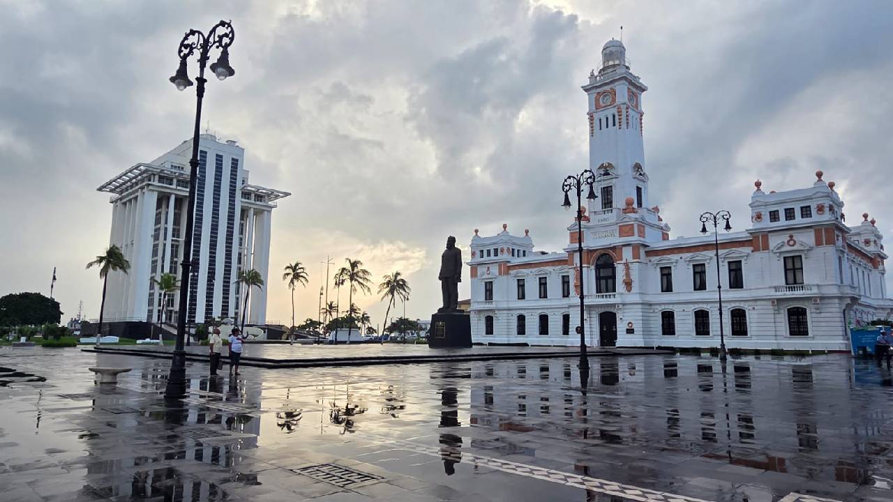 ¡El paraguas! Esta es la hora exacta de las lluvias en el estado de Veracruz hoy 16 de septiembre de 2026