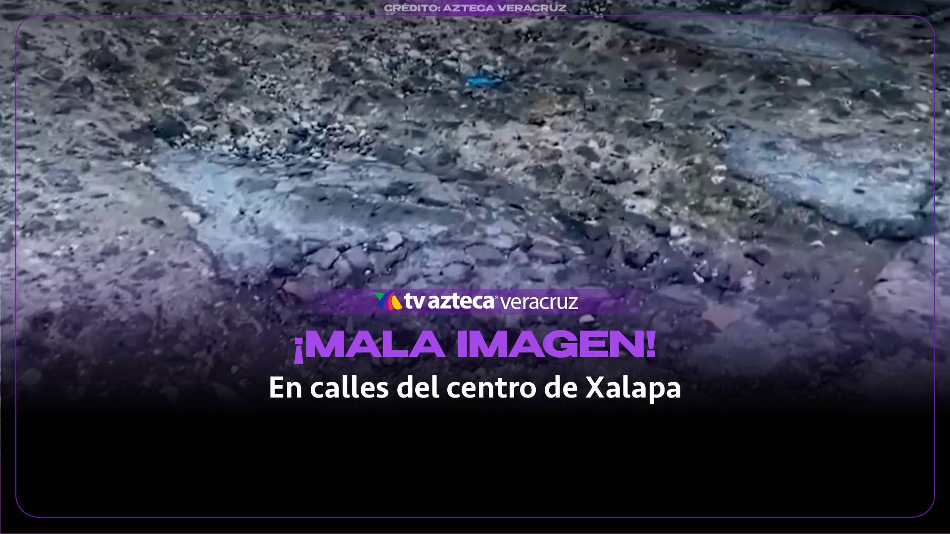 Vecinos reportan baches y deterioro en la calle Rafael Ramírez.