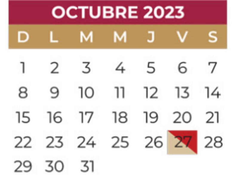 Clases el 12 de octubre.