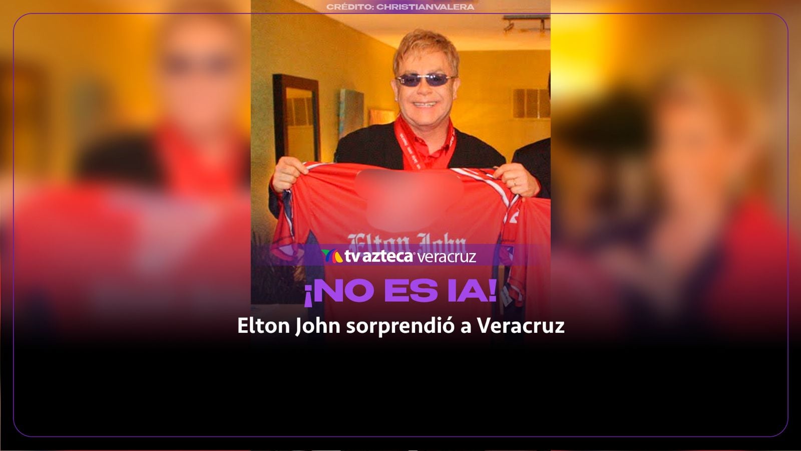 ¡NO ES IA! La FOTO que recuerda el día que Elton John sorprendió a Veracruz