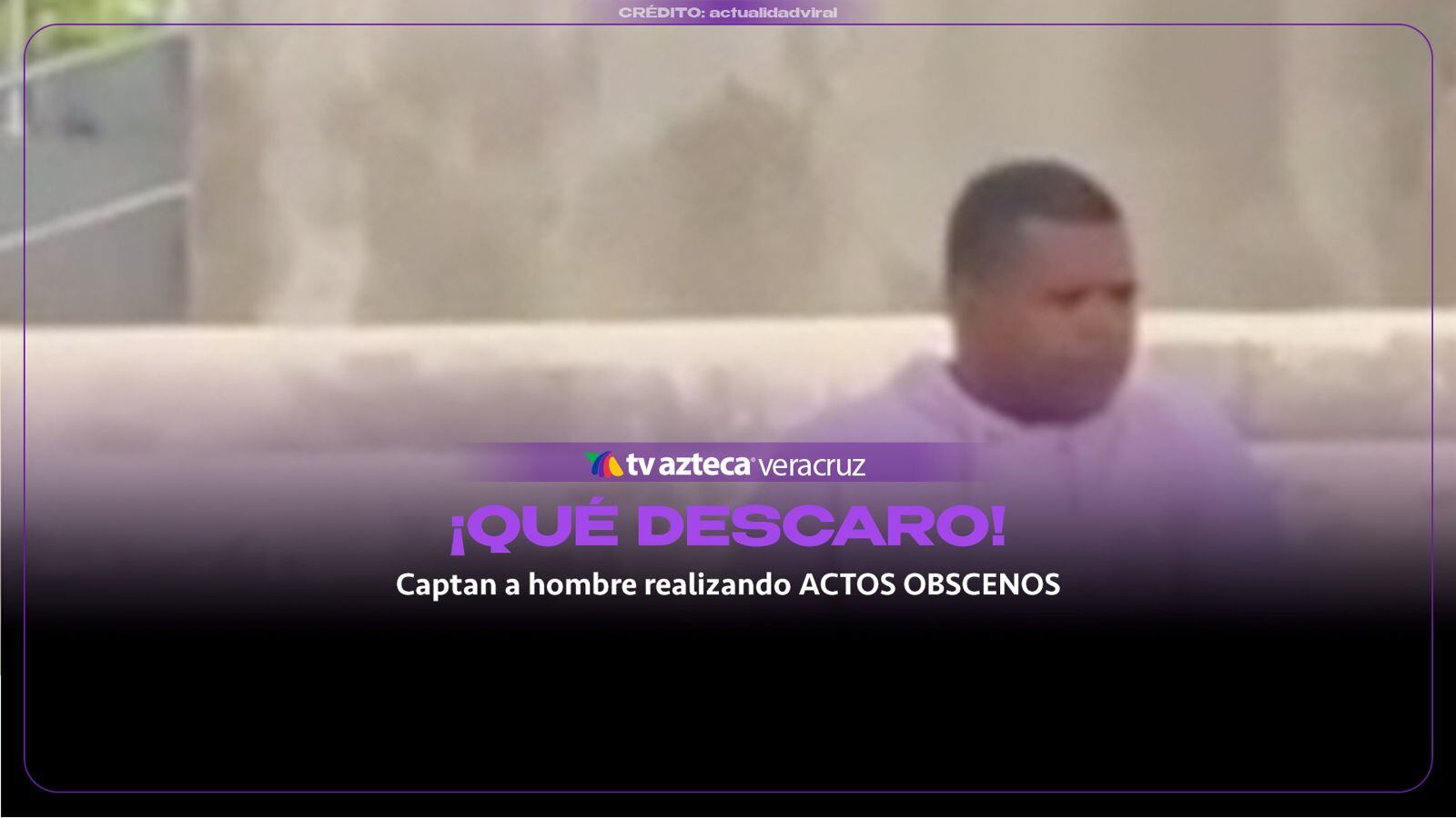 ¡Qué DESCARO! Captan a hombre realizando ACTOS OBSCENOS en pleno Malecón