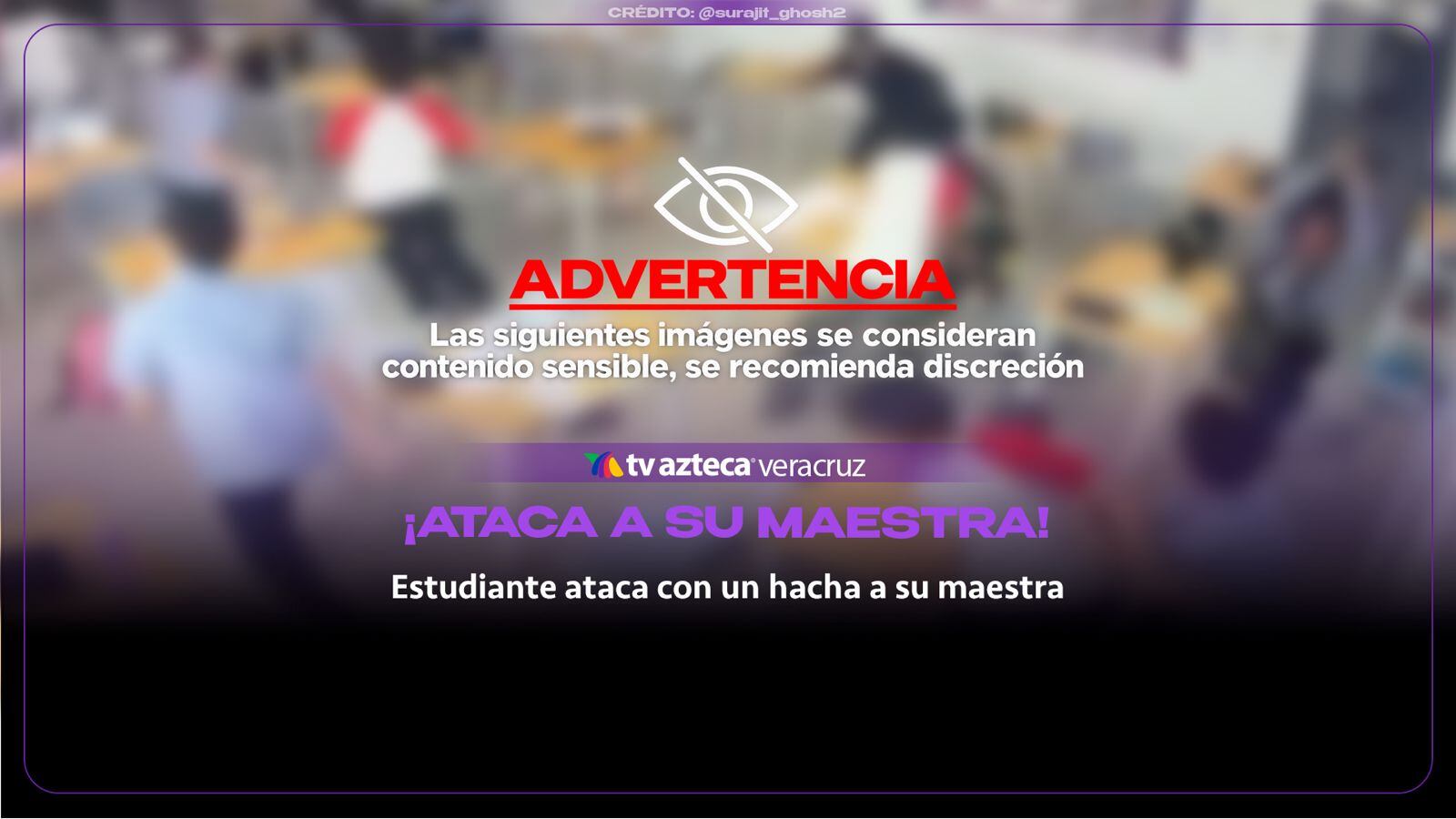 ¡TERROR EN CLASE! Estudiante ATACA con un HACHA a su MAESTRA (+VIDEO)