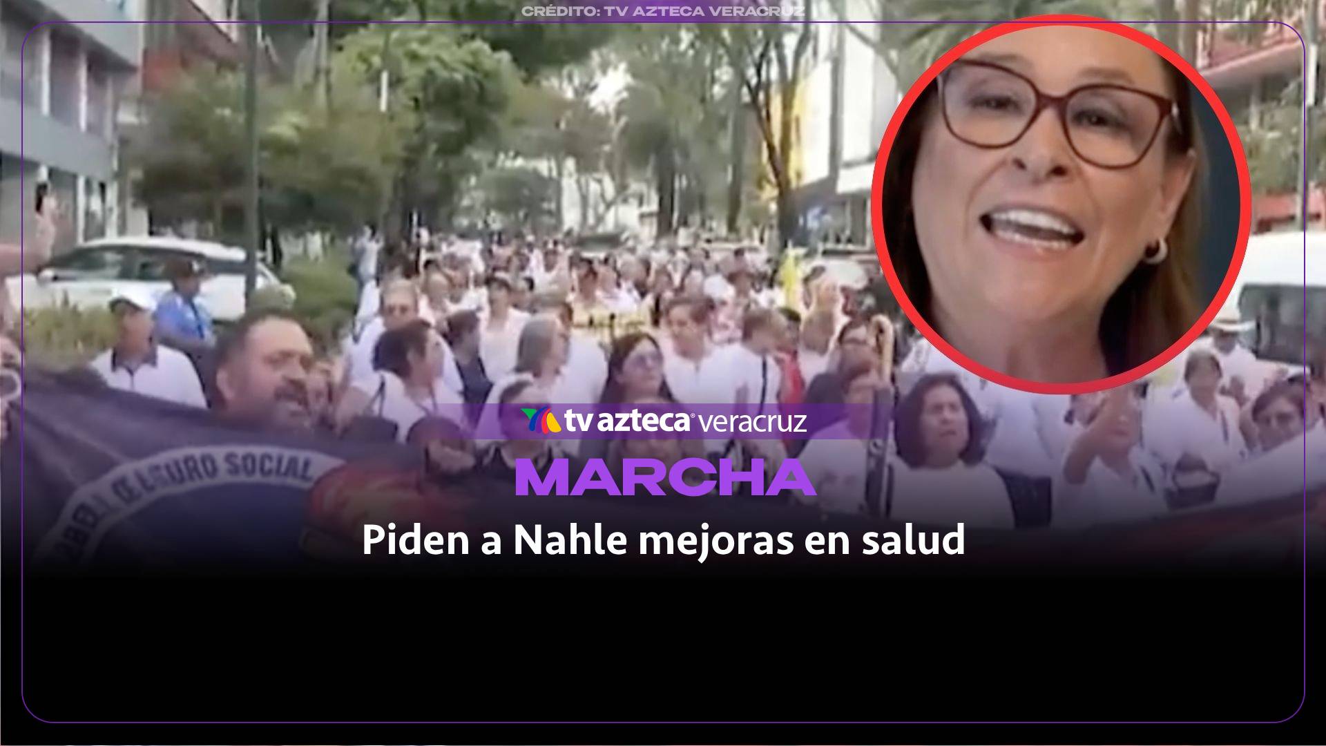 Marcha por la salud en Veracruz