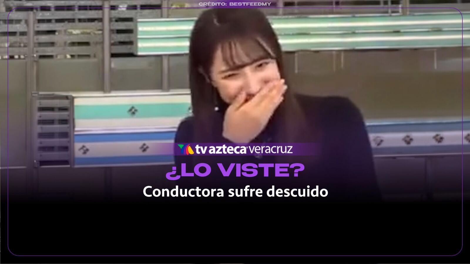 ¡Enseñó lo que no debía! Conductora de tv sufre tremendo descuido en vivo (+VIDEO)  