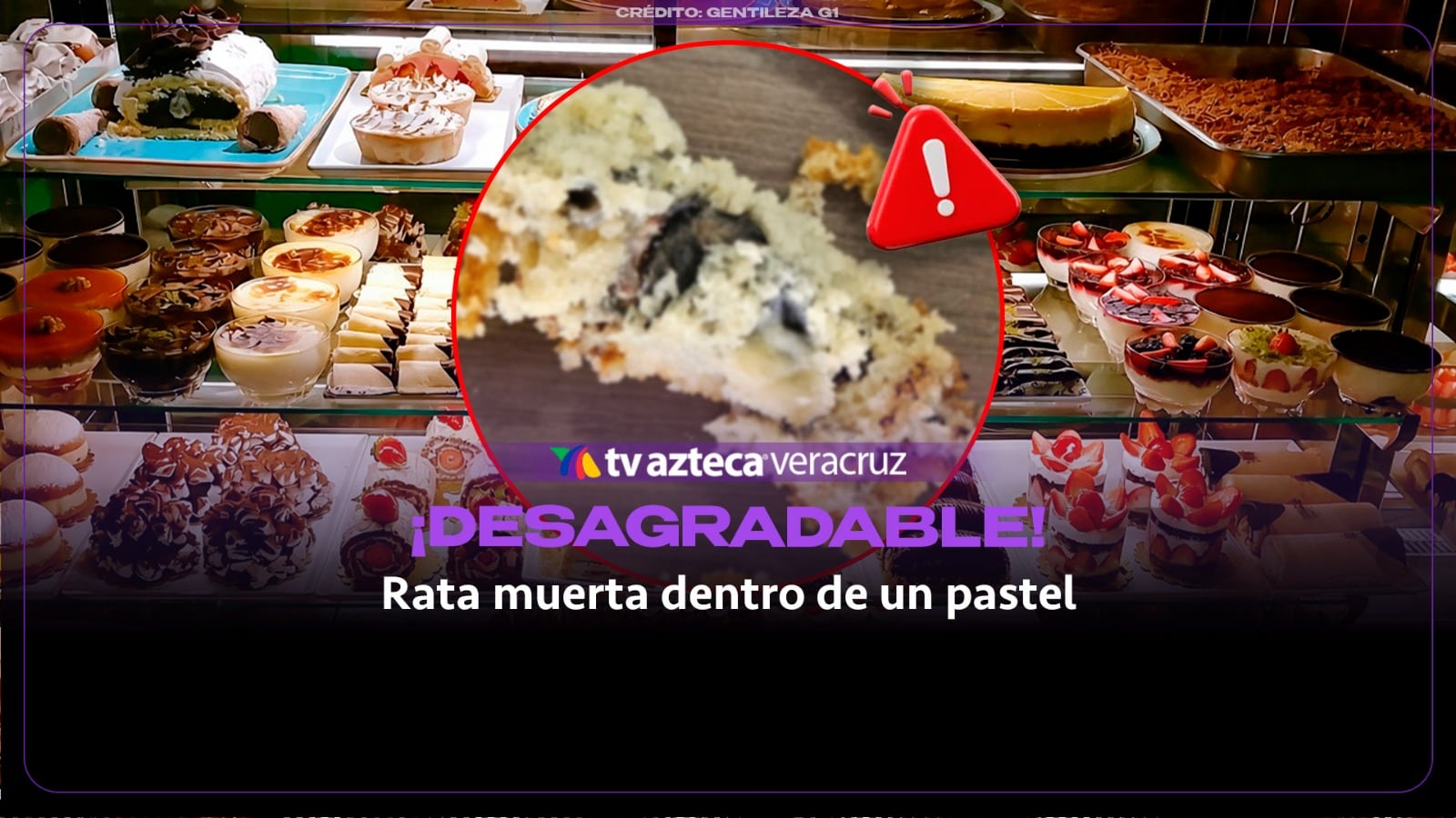 ¡ESTABA HORNEADA! Encuentran una rata muerta dentro de un pastel; Detienen a la dueña