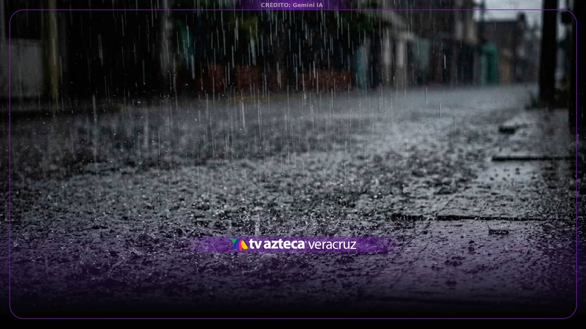 Esta es la hora exacta de las lluvias en el estado de Veracruz hoy 16 de octubre de 2026