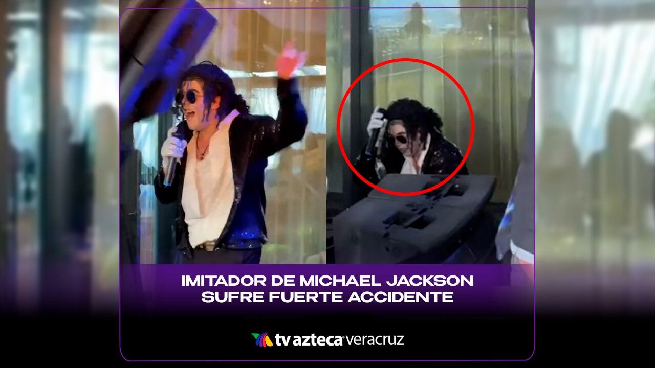 ¡QUEDÓ DESCALABRADO! Imitador de Michael Jackson sufre fuerte accidente en pleno show (+VIDEO)  