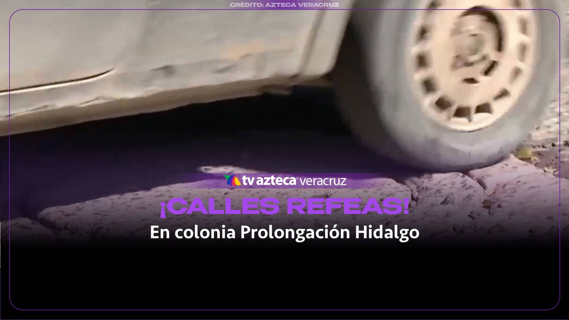 Vecinos señalan daños en el cruce de Hermandad y Esteban Morales.