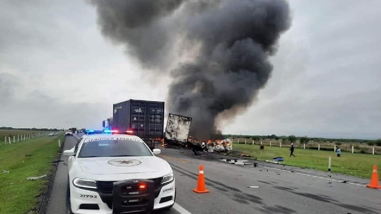 Accidente en Tamaulipas.