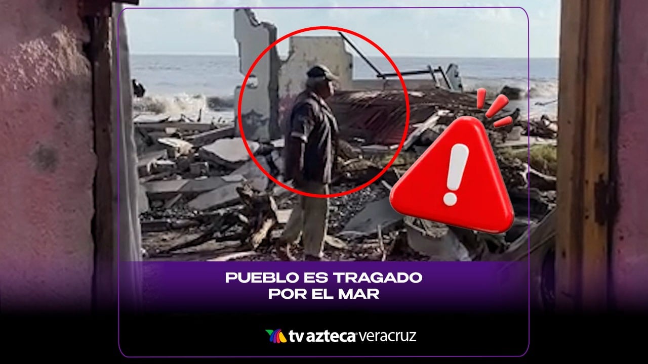 Pueblo es tragado por el mar