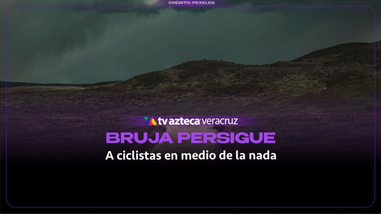 La grabación muestra a dos ciclistas mientras se escuchan gritos.