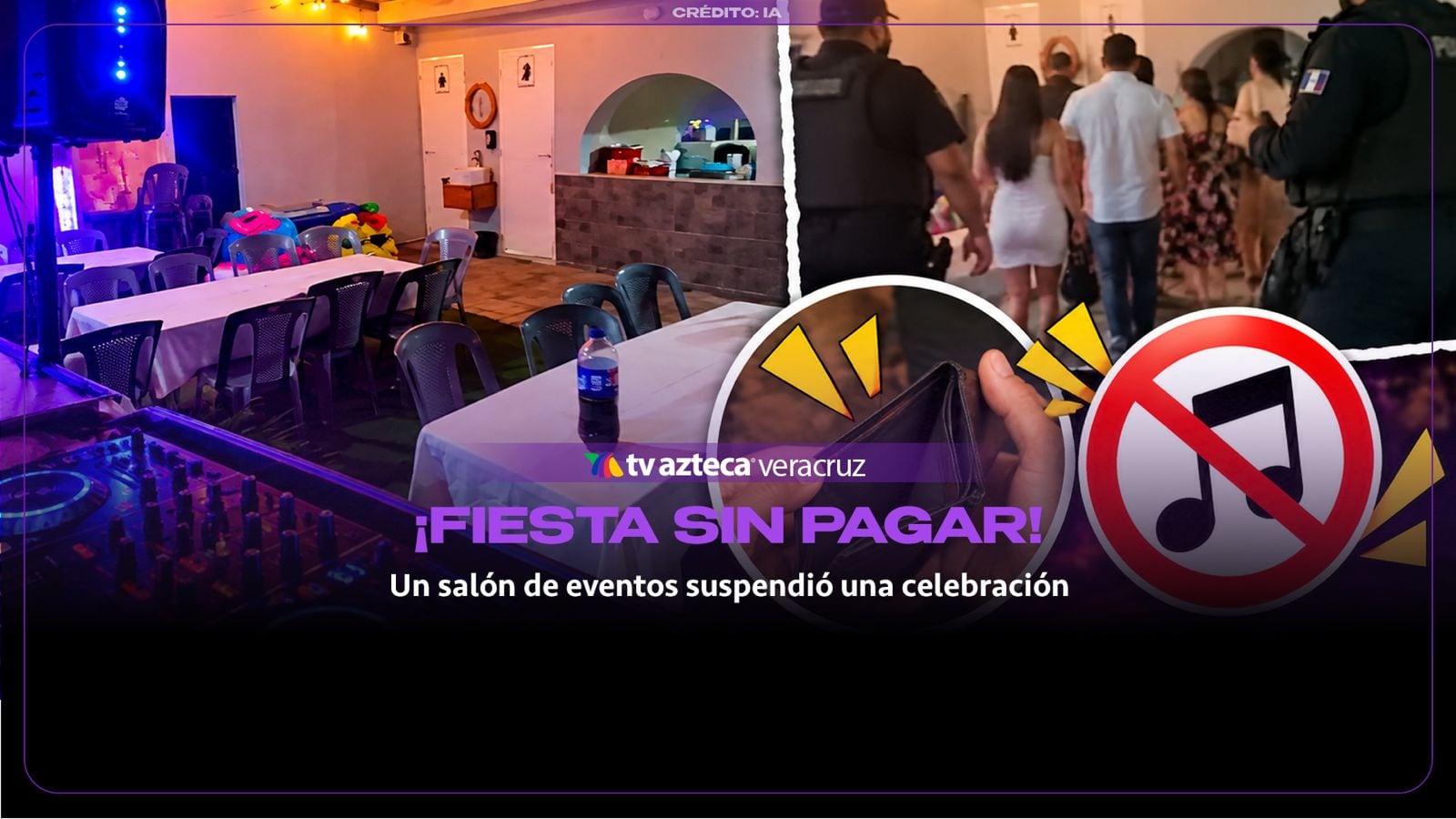 ¡LE SALIÓ CARA LA FIESTA! Suspenden EVENTO en Veracruz por NO PAGAR salón ni DJ; sacan a invitados