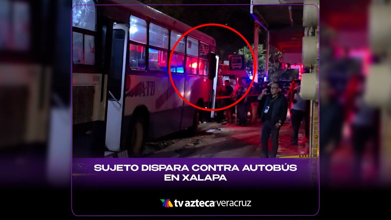 ¡ALERTA! Sujeto dispara contra autobús tras fuerte pleito vial en Xalapa (+VIDEO) 